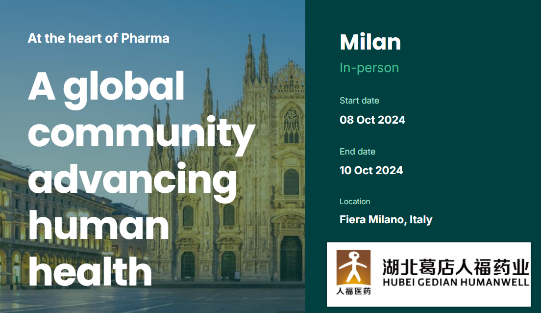 Mediolani visita nos CPHI - Booth 3A65!